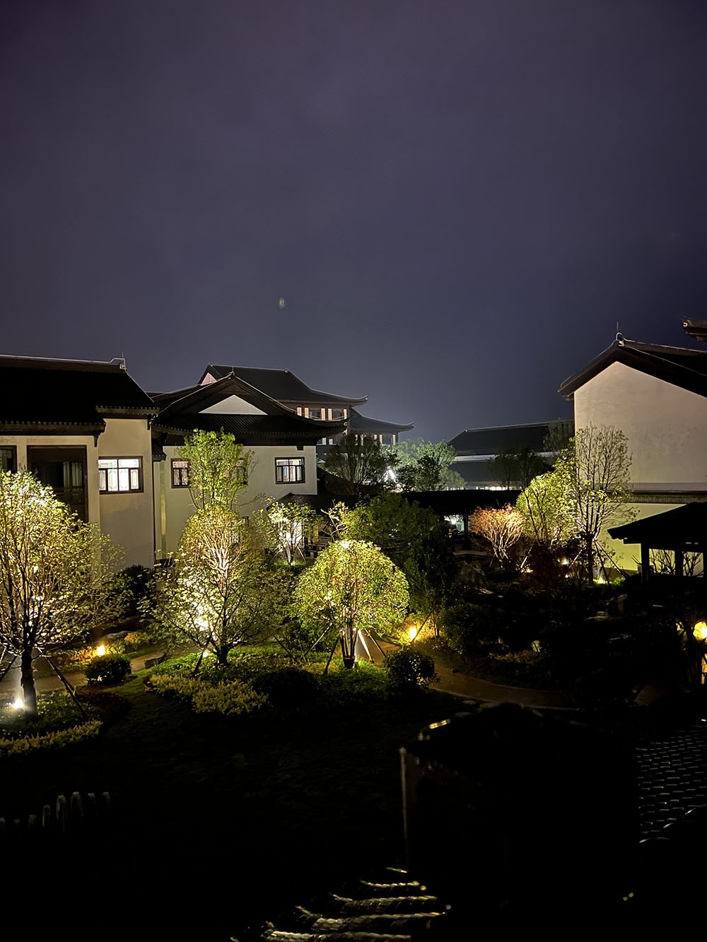 荊門(mén)園博園酒店夜景